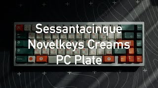 Sessantacinque by Merisi Works with Novelkeys Creams on Polycarbonate Plate - Typing Test