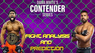 Contender Series: Mario Pinto vs Lucas Camacho Fight Analysis & Prediction (Week 9)