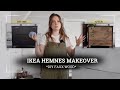 *DIY Faux Wood Finish* Ikea HEMNES Furniture Flip + Tips | MCM Vibes