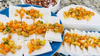 Bánh Đúc Mặn Miền Tây Công Thức Pha Bột Mềm Dẻo Thơm Ngon Để Lâu Không Bị Cứng