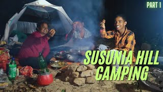 2 DAYS GROUP CAMPING in FOREST at SUSUNIA Hill Bankura West Bengal INDIA | PART 1@campingcapture