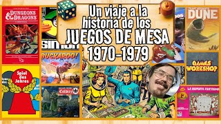 Viaje a la Historia de los juegos de Mesa 1970 a 1979