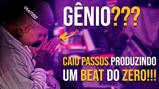 CAIO PASSOS FAZENDO UM BEAT DO ZERO ! ( FICAMOS IMPRESSIONADOS )