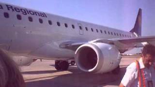 Lufthansa Cityline Embraer E195 in Bologna airport