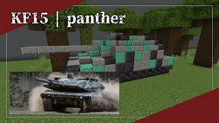 【Minecraft】最新戦車KF51の紹介\u0026作り方