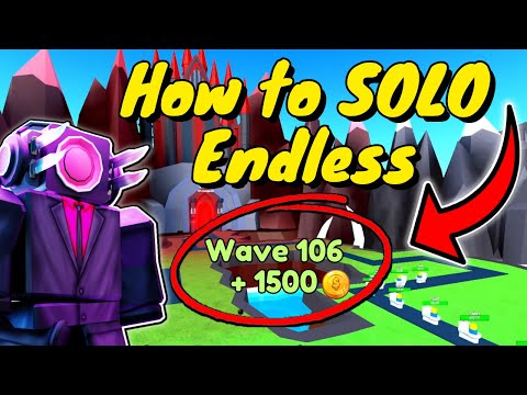 How to SOLO Endless Mode like a PRO… (Toilet Tower Defense)