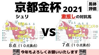 【京都金杯2021】確かに懸念材料はあるがシュリは好馬体！！対抗するのは中京競馬場にマッチするあの馬だ！【馬体評価】