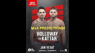 HOLLOWAY VS KATTAR: UFC FIGHT NIGHT BREAKDOWN AND PREDICTIONS!
