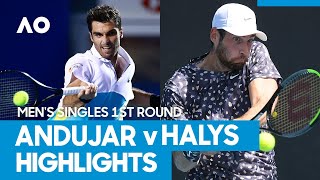 Pablo Andujar vs Quentin Halys Match Highlights (1R) | Australian Open 2021