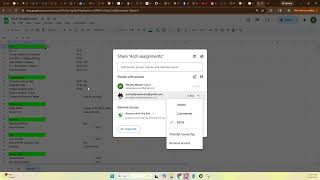 Sharing Editor Access with Google Docs