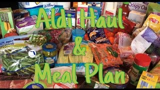 Aldi Haul and Meal Plan