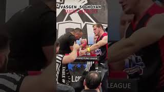 165 PRO‼️ VAZGEN SOGHOYAN vs JAMIE BARRETT #shorts #armwrestling #viral