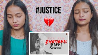 Reaction on Emotional Banda - Ranjit Bawa | Lovely Noor | Reactions Hut | #justiceforsidhumoosewala