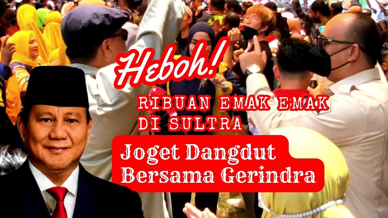 Heboh! Emak - Emak Di Sultra - Indonesia Timur Kompak Goyang Dangdut ...