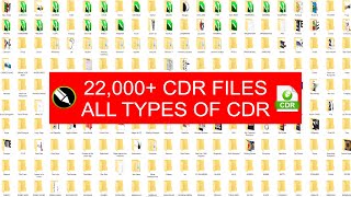 22,000+ CDR Files Free For Download