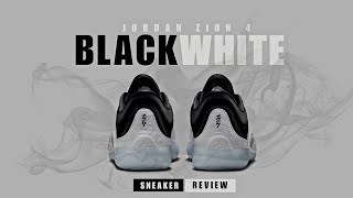 Jordan Zion 4 Black and White 2025 Review | Performance, Design \u0026 Features