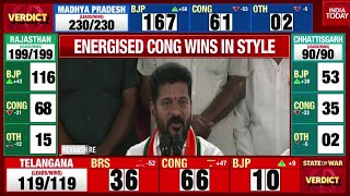 Revanth Reddy Press Conference After Winning Telangana | Election Results News | India Today
