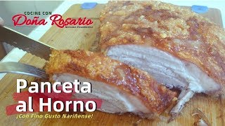 PANCETA AL HORNO por Rosario Narváez Rivadeneira T-3