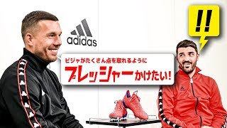 【スター】ビジャとポドルスキが日本での挑戦語る【直撃】