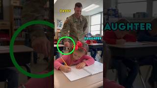 Her Dad Surprised Her at School… Her Reaction Was Priceless #love