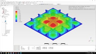 PrePoMax (CalculiX FEA) - Tutorial 48 - Stiffened panel