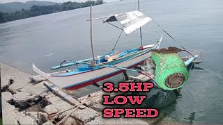 grabe mas mabilis ang tunog sa takbo 3.5hp low speed roben