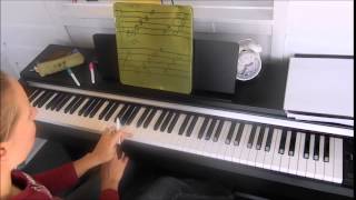 Piano Notes and Written Music: Matching Them Up