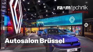 Raumtechnik Messestand Renault Group Salon de LAuto 2026 Brüssel