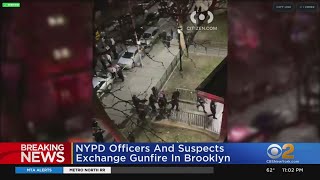 NYPD Officers, Suspects Exchange Gunfire In Brooklyn