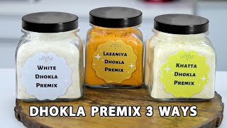 Wedding Style Dhokla Premix -3 Ways | Gujarat Famous Recipe | Food Couture by Chetna Patel