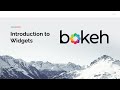 Bokeh: Introduction to Widgets