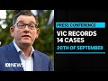 #LIVE: Victoria records 14 new infections and 5 further COVID-19 deaths | ABC News