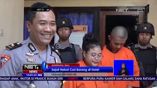 2 Sejoli Nekat Mencuri Barang di 5 Hotel Berbeda- NET 12