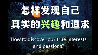 怎样发现自己真正的兴趣和追求？【Eng Sub】How to discover our true interests and passions?