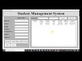 Student management System in Python with Database