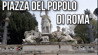 EXPLORING ITALY: Piazza del Popolo is a large urban square in Rome @batamedy