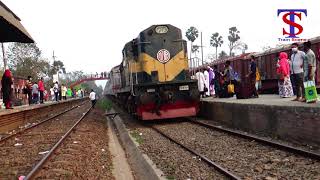 6406 Loco || Down Intercity Sagordari is smoothly come the station