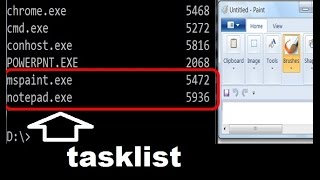 Tasklist with Taskkill