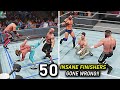 WWE 2K Top 50 Insane Finishers Gone Wrong!! WWE 2K22 Countdown