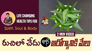 రుచిలో చేదు  కానీ ఆరోగ్యానికి మేలు - P.J.Stephen Paul - Health Tip - March 24th - 2023