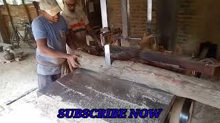 Sawing Hinoki Cypress Wood | Excellent Sawmill Extreme Techniques | Raw Wood Products