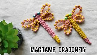 Easy Macrame Dragonfly | Macrame Dragonfly Tutorial | Macrame Animal | Macrame Dragonfly Keychain