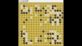 囲碁棋譜再現　日本ナショナルチーム強化対局　黒：大西竜平　vs 白：一力遼