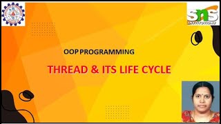 INTRODUCTION TO THREADS IN JAVA | OOP PROGRAMMING | SNS INSTITUTIONS