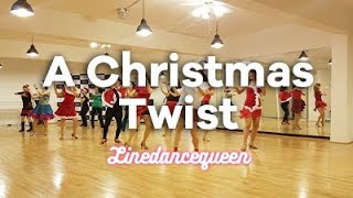 A Christmas Twist Line Dance (Junghye Yoon) Beginner Demo