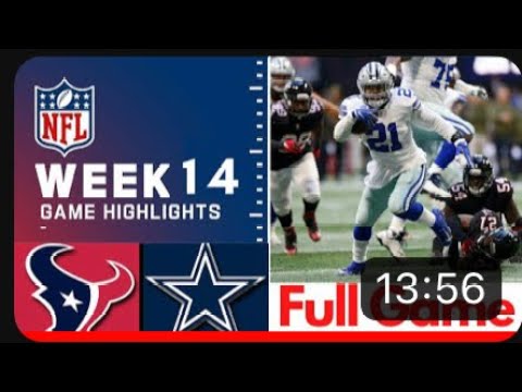 Dallas Cowboys Vs. Houston Texans Football Game Highlights - YouTube