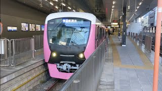 静岡鉄道A3007編成普通列車新清水行き新静岡駅発車電子ホーンあり!