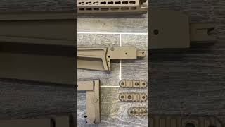 Accuracy international chassis set done in Mud Brown H series cerakote