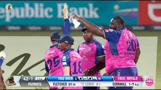 Rahkeem Cornwall Gets the Huge Wicket of Evin Lewis! | CPL 2023