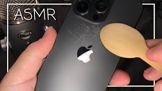 ASMR Tingly IPhone Scratching with Wood Spoon! (No Talking)